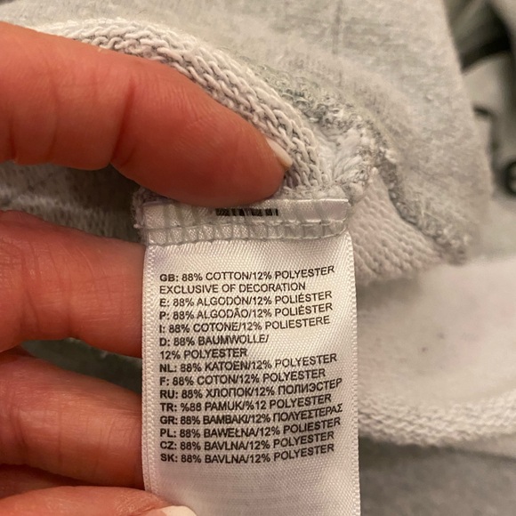 The North Face Gray Sweatshirt w Hood/ Pullover /Back Screen-Print  / Female S - Picture 10 of 16